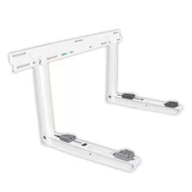   750X430X465MM KLÍMATARTÓ KONZOL CSÚSZTATHATÓ SZÁRRAL (KINYITHATÓ) KERESZTTARTÓVAL GUMIBAKKAL (TECNOSYSTEM) 160KG