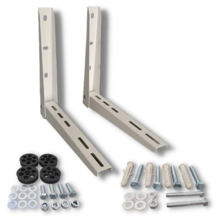 SU450 (450X450MM)KLÍMATARTÓ KONZOL (KINYITHATÓ) SZEGECSELT + PRÉSELT PROFILÚ FESTETT 80KG 